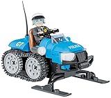PLASTIC COBI COBI-1544 Action Town - Police Snowmobile (100 Pcs) Toys, verschieden