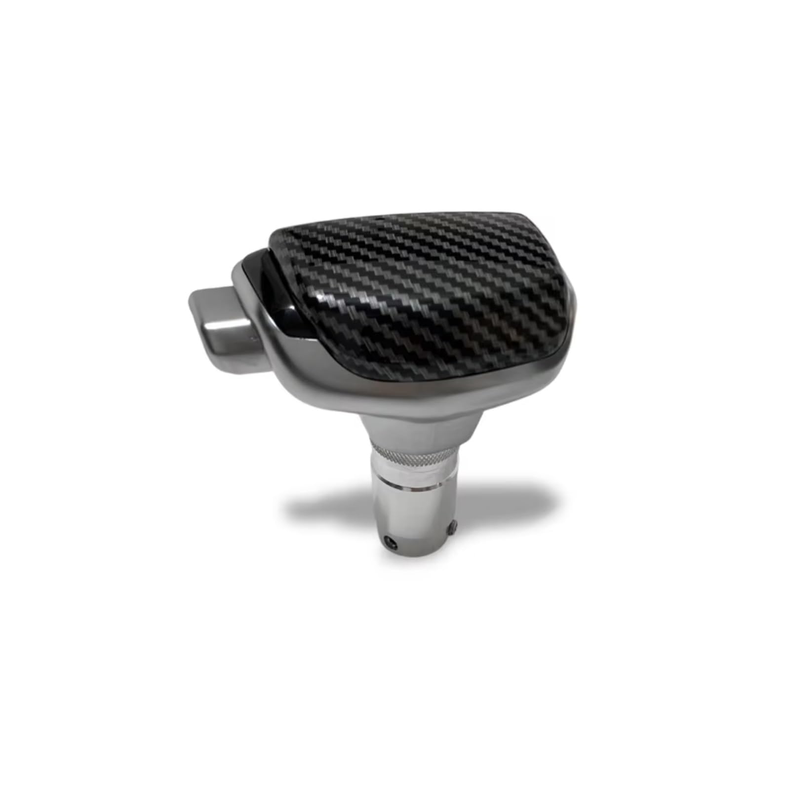 Hillar Carbon Fiber Car Gear Stick Knob For Hyundai For Elantra Ix25 Ix35 For Santa Fe For Sonata Car Gear Shift Knob Handle(Carbon Fiber)