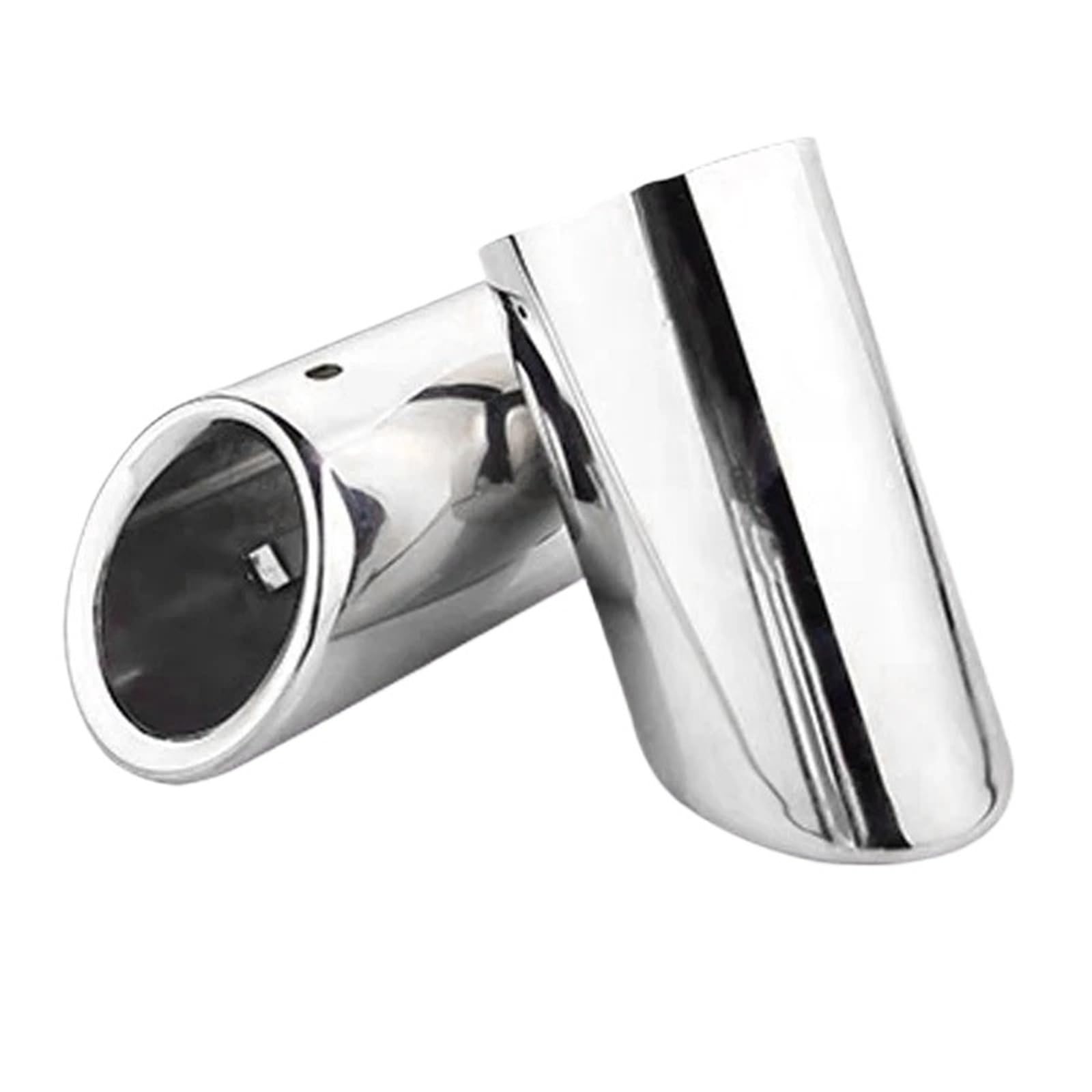 Cache-embout d'échappement arrière 76mm silver Passat B7 2011 2012 2013 2014 2015 - 6