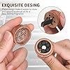 2 Pcs Essential Oil Diffusers, Portable Locket Car Aroma Diffusers With Lava Stone Air Freshener (2 Charming Patterns) #3
