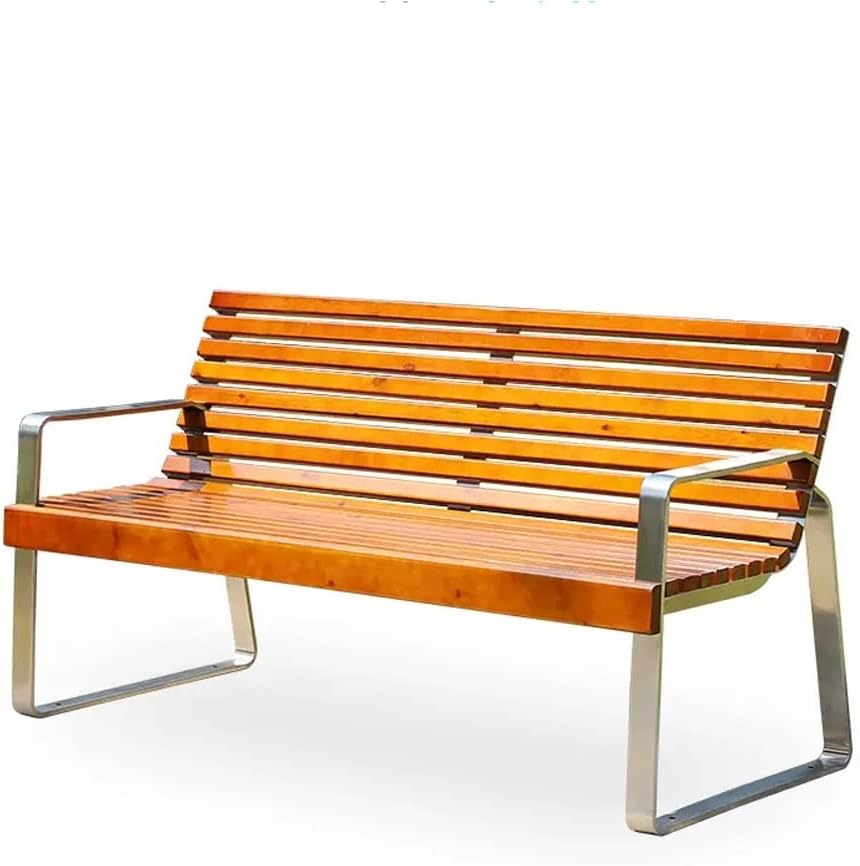 Patio Benches for Outdoors Outdoor Park Bench Double Garden Seat Chair Wrought Iron Plaza with Backrest Company Leisure Garden Benches for Outdoors