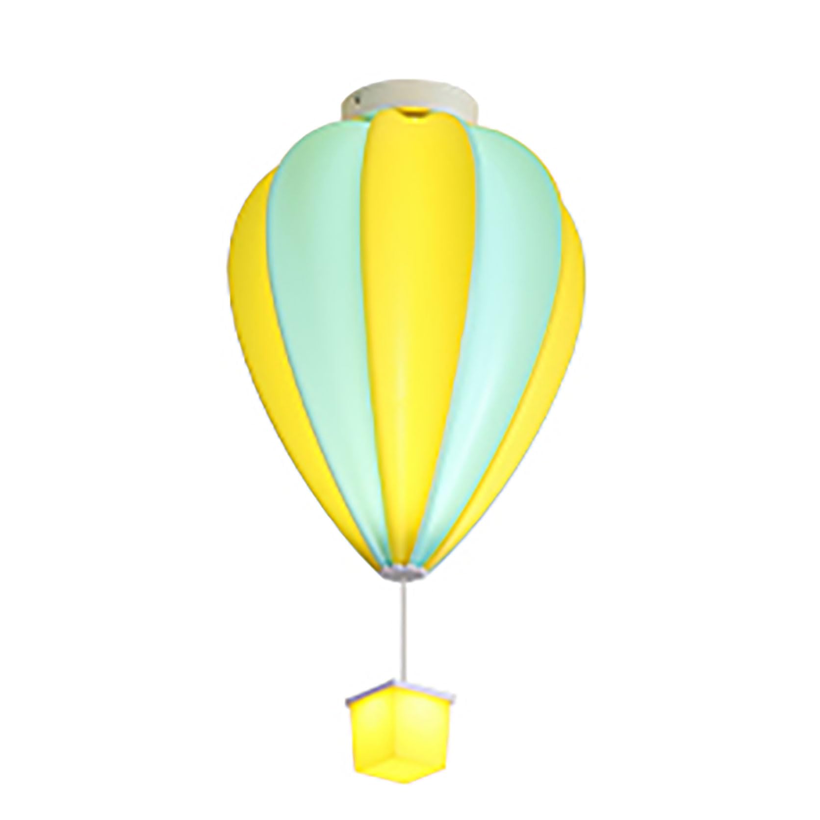Lámpara De Techo Moderna con Forma De Globo, 36 W 3 Modos De Color, Lámpara De Techo Con Globo Colorido, Lámpara De Techo Creativa Con Forma De Globo De Aire Caliente para Decoración De Dormi(Color:I)