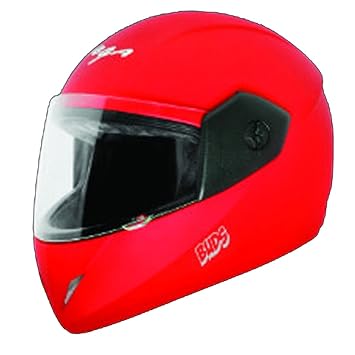 Vega Buds Junior Full Face Helmet for Kids (Red)