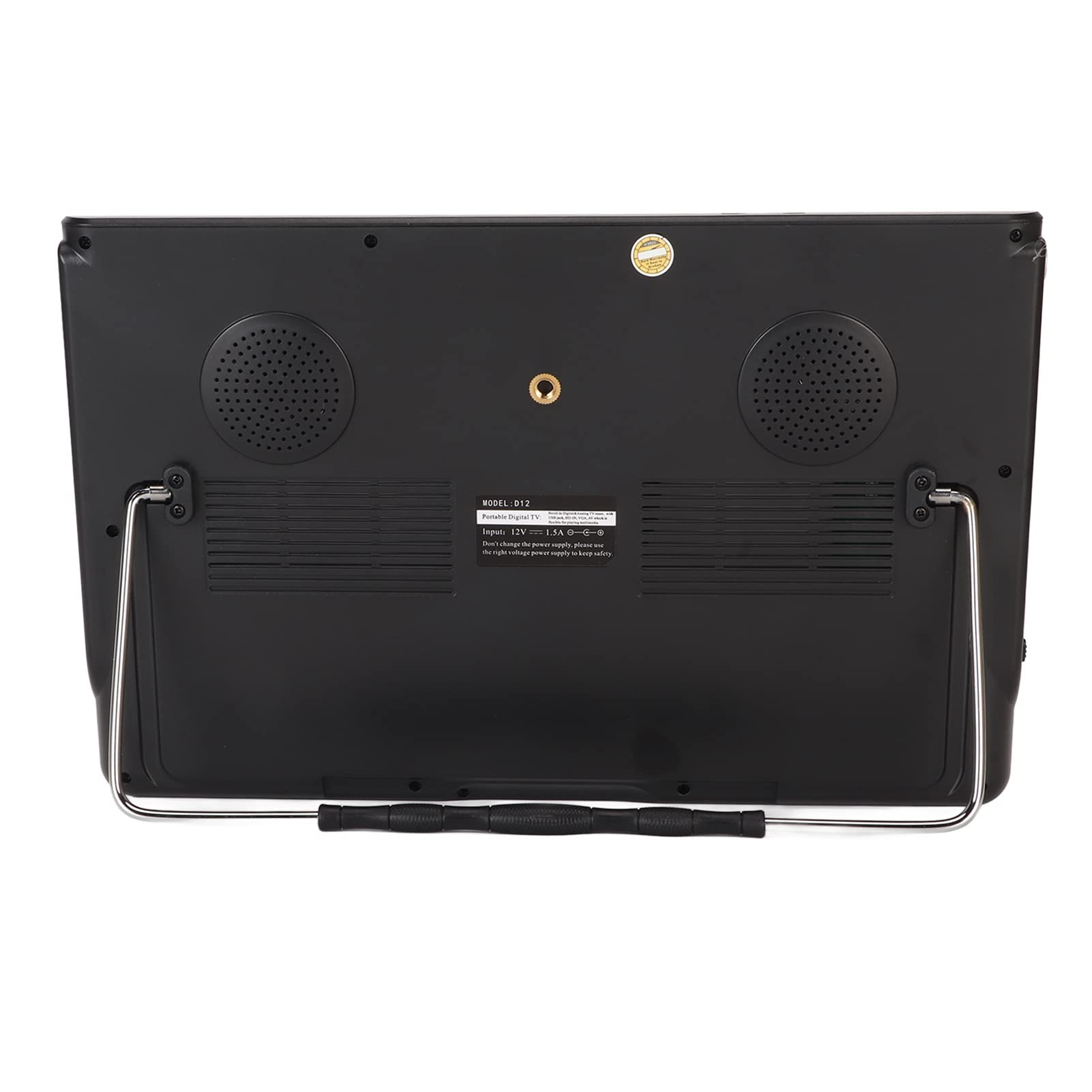 TV Portable 12 Pouces, Télévision Numérique ATSC Rechargeable 1080P TFT LED écran HDMI Lecteur Vidéo, Prise en HDMI, AV, USB, Entrée de Carte TF, pour la Maison, la
