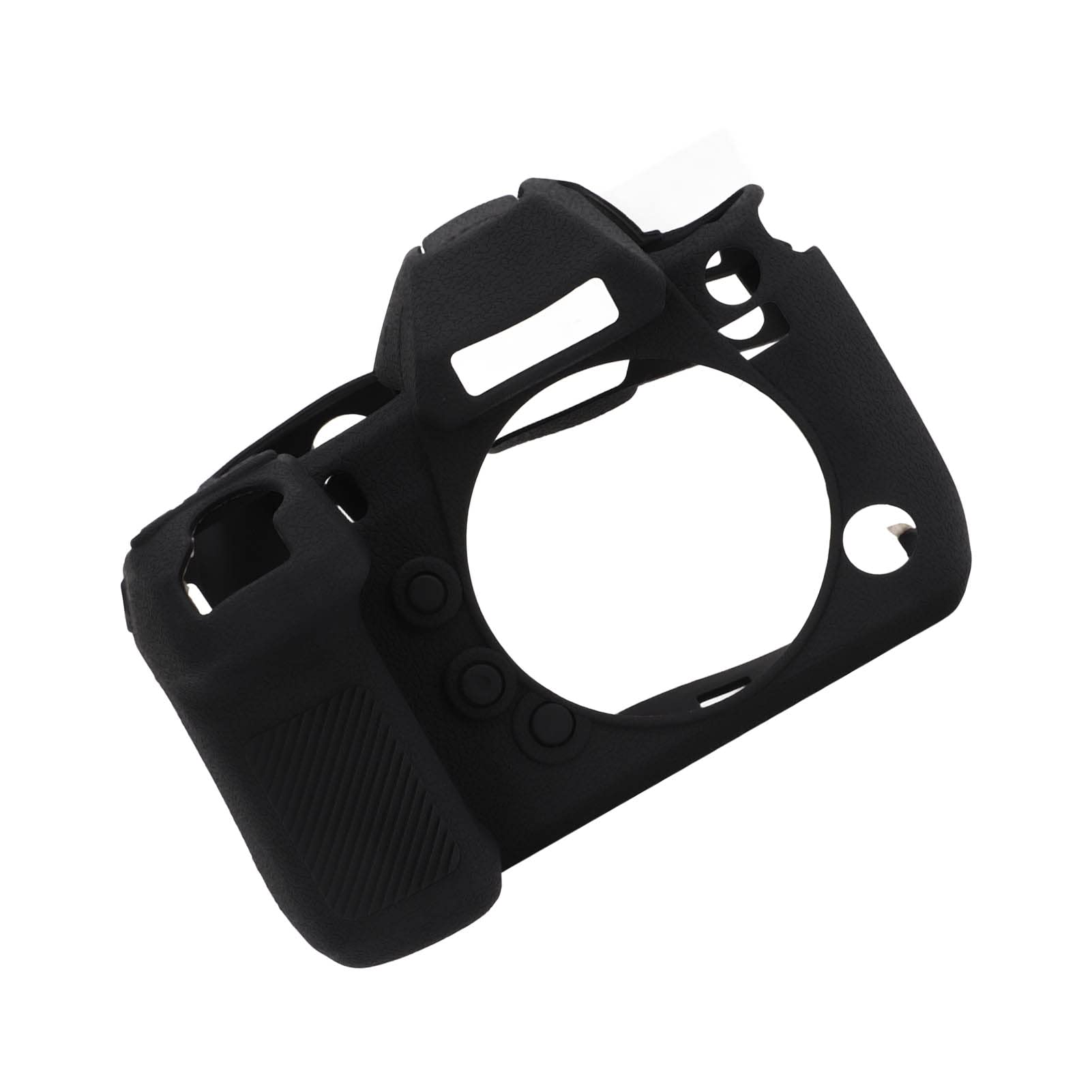 Funda Protectora para cámara Funda de Silicona Textura Litchi Negro Ligero Flexible A Prueba de arañazos Protector de la Piel del Cuerpo Accesorio para Equipo de fotografía para