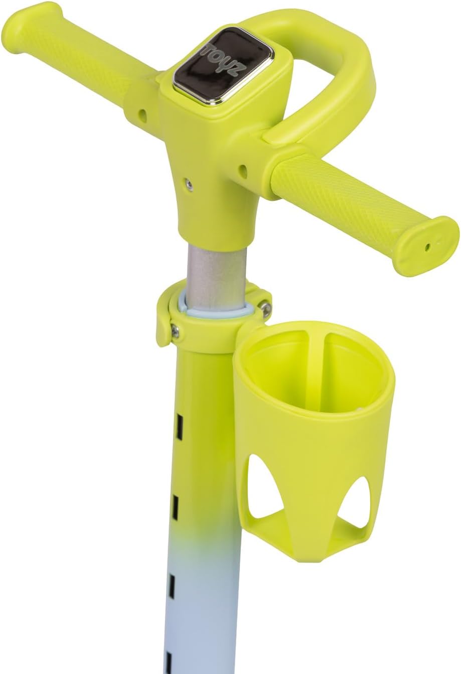 TOYZ Scooter Children 3 Years - Scooter Children Satura - with Balance Control and Luminous Wheels - Adjustable Handlebar and Bottle Holder - Children's Scooter, Tricycle, Children's Scooter
