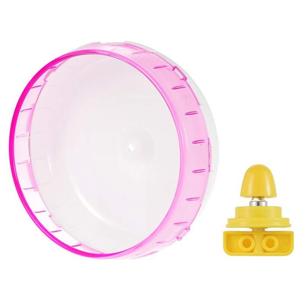 Ruota Per Criceti Silenziosa GALPADA - 4 Pezzi, A Forma Di Disco Volante, Trasparente E Colorata