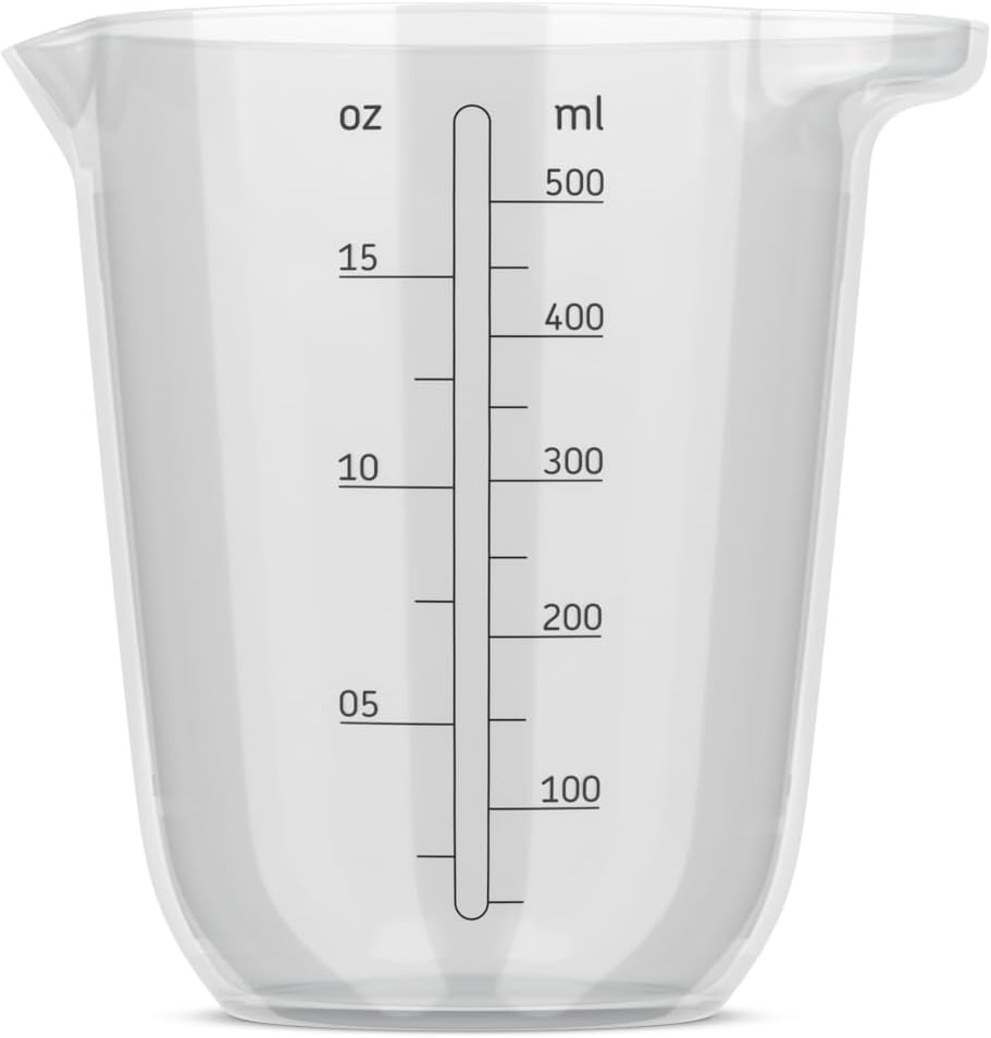 Mepal - Measuring cup Chef it - Easy to read engraved scale - Ergonomic handle - Lightweight material - 500 ml - Transparent