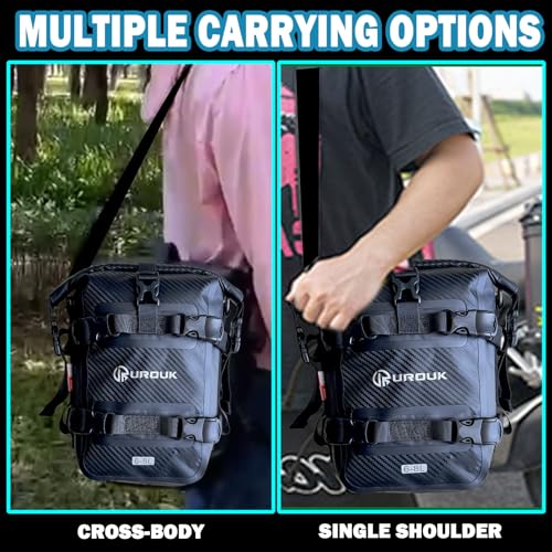 Bolsa para barra de choque moto impermeable 6-8L miniatura 5