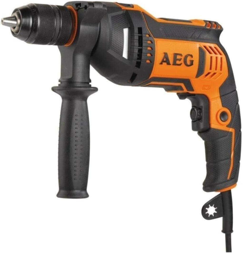 Aeg Be 750 Re Darbesiz Matkap, 750 W, Turuncu, Tek Parça