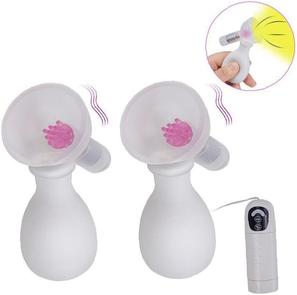 Nipple Pleasure Pump - Remote Controlled Nipple Stimulators HY87918