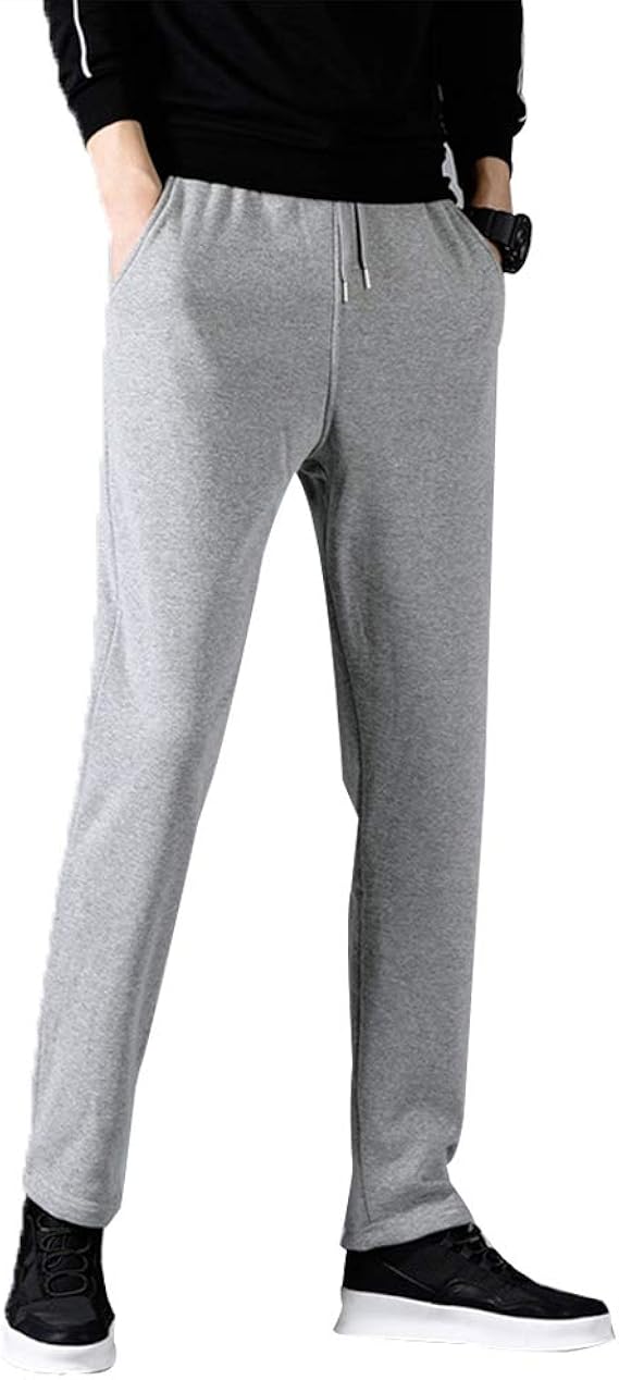 Amazon Feida スウェット パンツ メンズ ジャージ 下 ジョガーパンツ 裏起毛 秋 冬 4色展開 M 3xl ライトグレー01 2xl ジャージボトム 通販