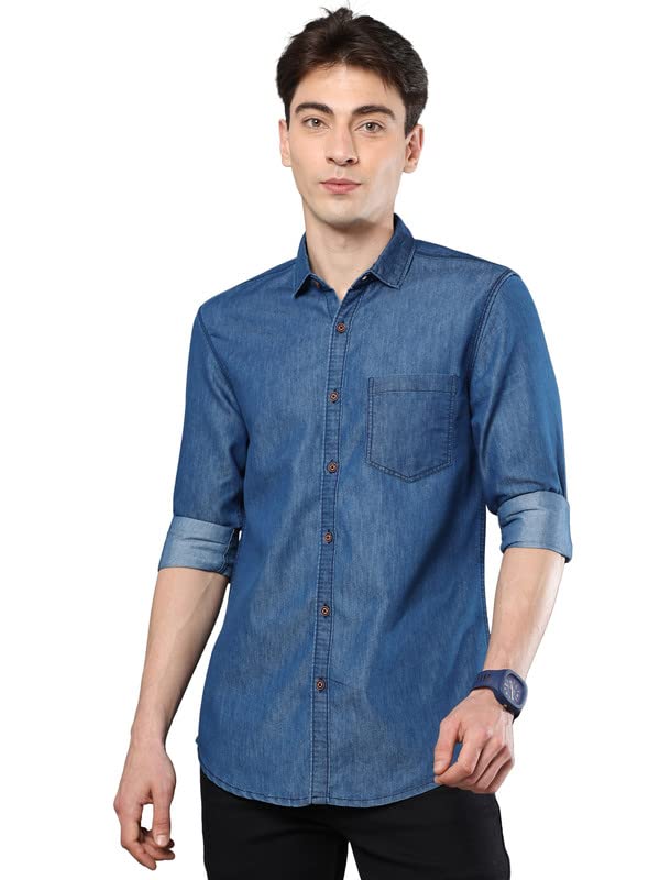 STREETKING Street King Men Denim Casual Shirts