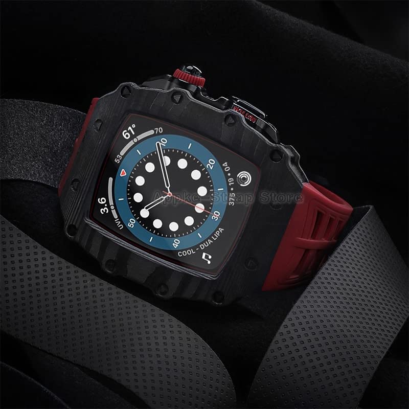 Cadre carbone Apple Watch 44mm pour protéger le boîtier des chocs - 4