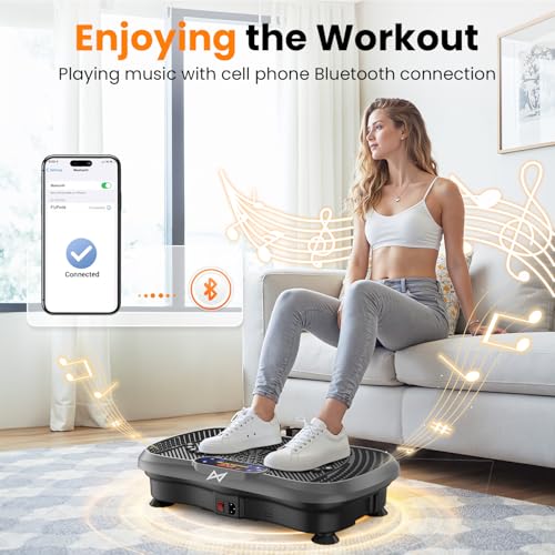 Máquina de Ejercicio Plataforma Vibratoria AXV SLIM Fitness con Control Remoto y Pantalla LED miniatura 5