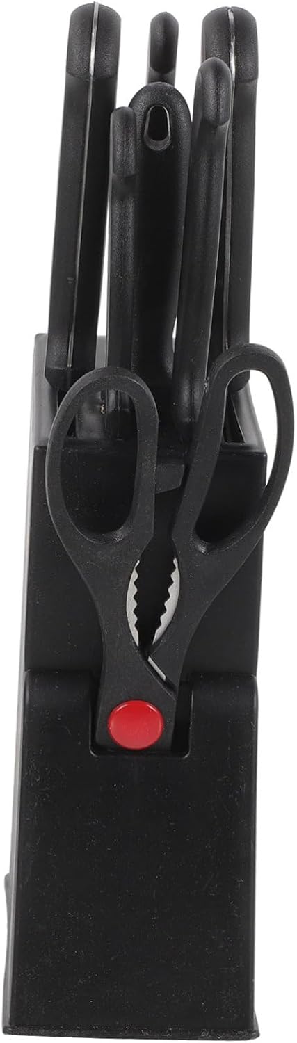 Juego de Cuchillos de Cocina con Tijeras Acero Inoxidable