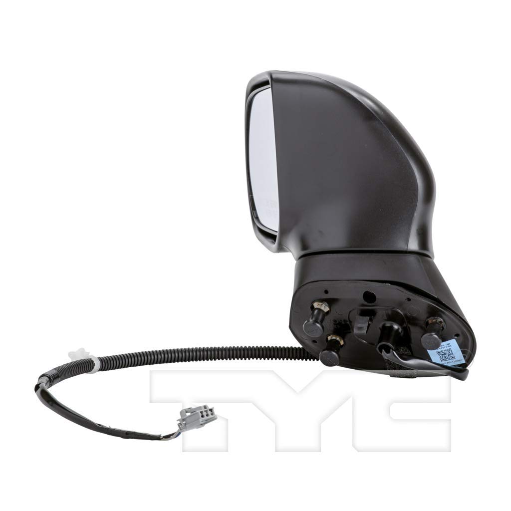 Passenger Side Door Mirror For Honda Civic 2006-2011 | Power Glass, Manual Folding | Paintable Replacement For 76200SNCA02ZD