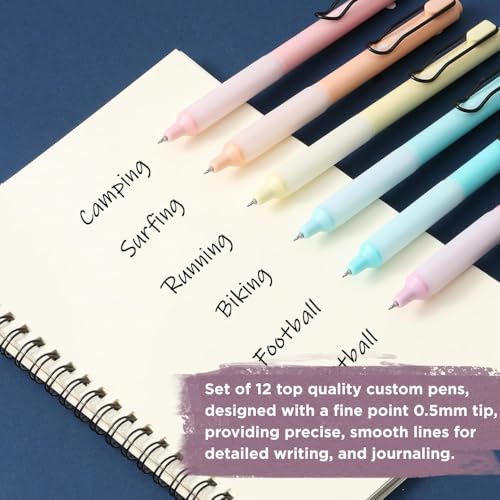 Mr. Pen - Bolígrafos personalizados UV, pack 12 miniatura 3