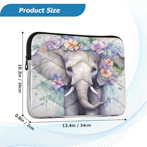 Funda Floral Elephant para Laptop 13-14 Pulgadas miniatura 3