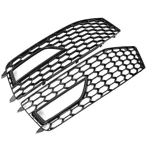 Calandre avant pour A4 S4 2013-2015 paire de grilles pour antibrouillard de pare-chocs