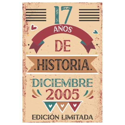 17 Años De Historia Diciembre 2005: Libro de visitas, cuaderno, 110 páginas de felicitaciones, idea de regalo, regalo Para la esposa, novia, mujer, La madre