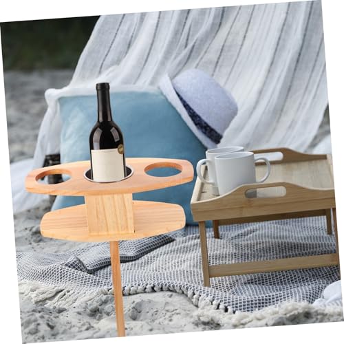 Table pliante pour vin stable pour éviter les verres renversés