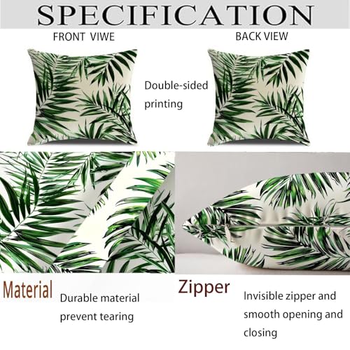Housse de coussin 60x60 en velours vert chic et imperméable pour canapé
