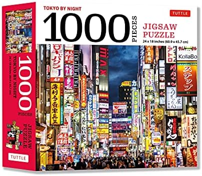 Tokyo by Night - 1000 Piece Jigsaw Puzzle: Tokyo's Kabuki-cho District at Night: Finished Size 24 x 18 inches (61 x 46 cm) image 2
