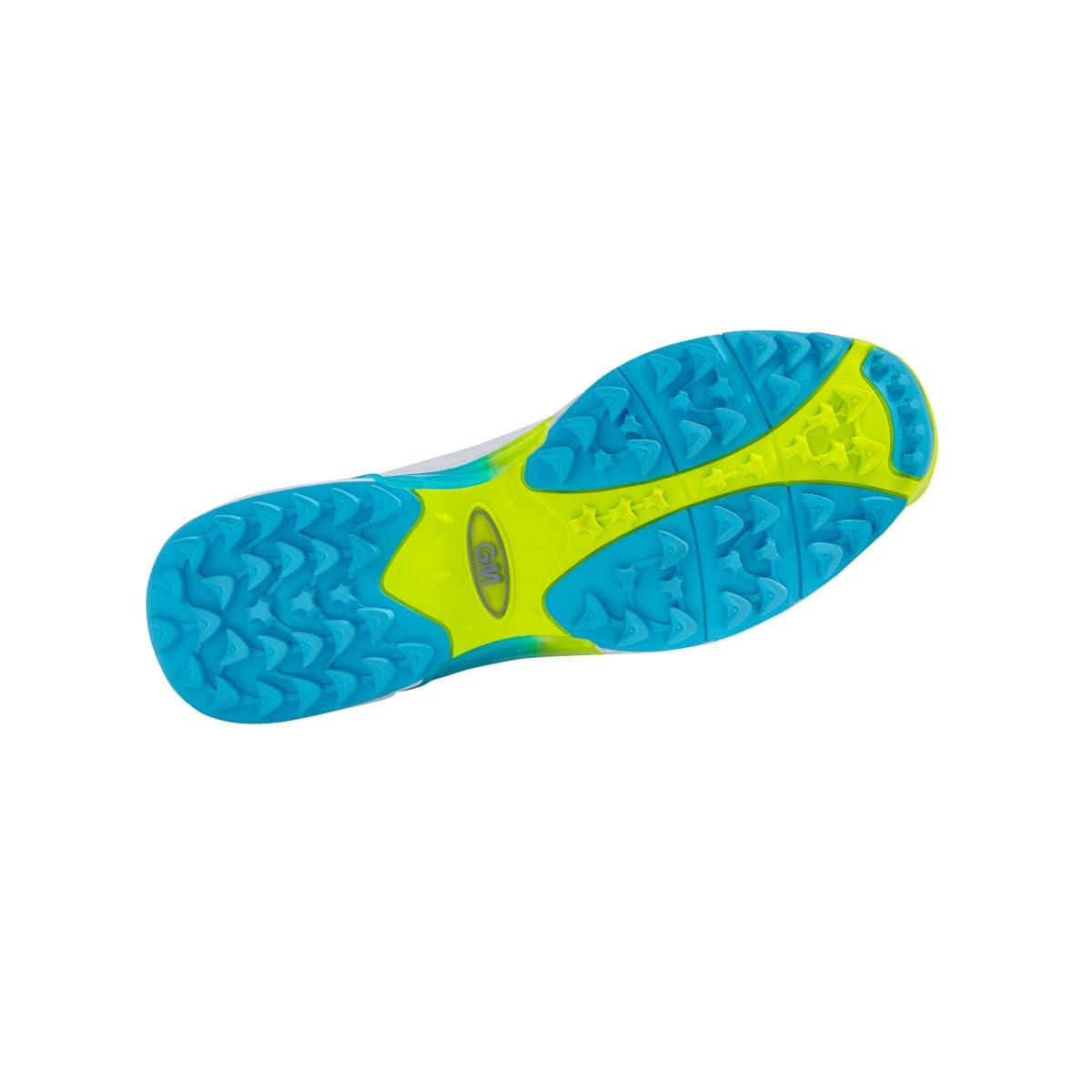 Gunn & Moore GM Rubber Cricket Shoes All Rounder Breathable Lightweight Seamless Mesh Upper 2-Tone TPU Outsole