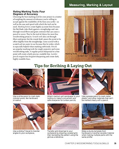 Woodworking: The Complete Step-by-Step Guide to Skills, Techniques, and Projects (Fox Chapel Publishing) Over 1,200 Photos & Illustrations, 41 Complete Plans, Easy-to-Follow Diagrams & Expert Guidance - Image 6