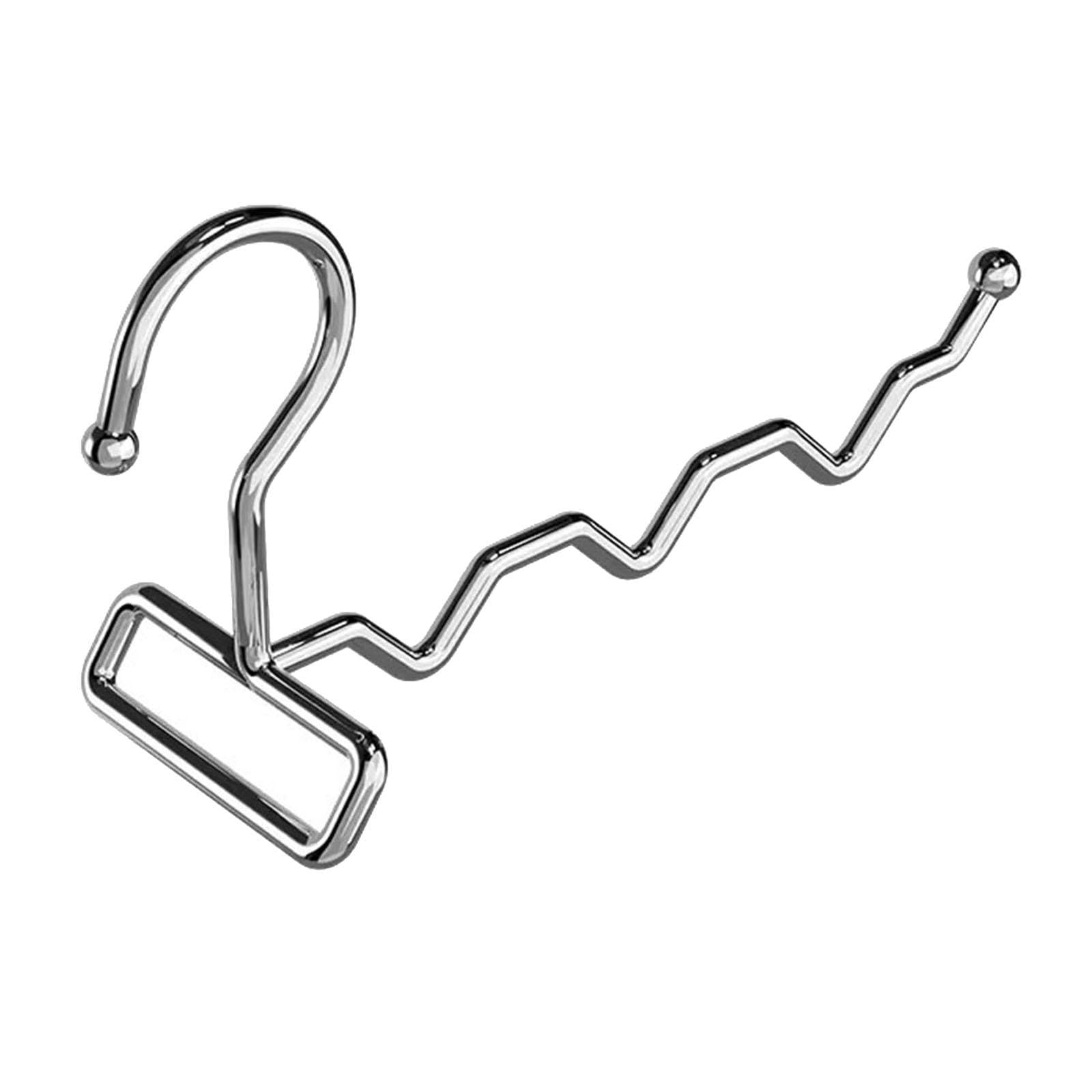 Folding Rack Laundry Holder Garment Racks Clothes Hanging Hanging Rack Portable Travel Clothes Hanger for Bedroom Silver 23x15cm