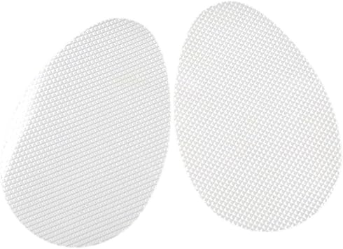 1Pair Slip Sole Protector High Heel Sticker Shockproof Forefoot Pads Non Slip Shoe Grips Peach Type White for Protecting Your Heels from Wear and Tear