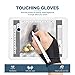 Stylus Pen for Touch Screens, XIRON Rechargeable 1.5 mm Fine Point Active Stylus Pen Smart Digital Pencil Compatible with iPad iPhone and Most Touch Devices High Precise Pencil with Glove White