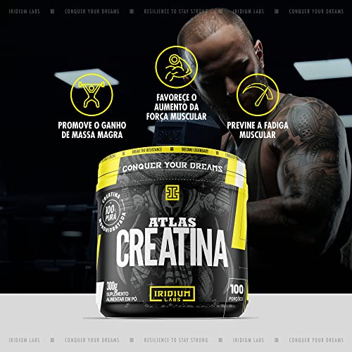 Atlas Creatina - 300g - 100% Pura