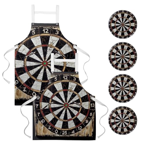 Tablier de serveuse lot de 2 pour restaurant bistrot et travail