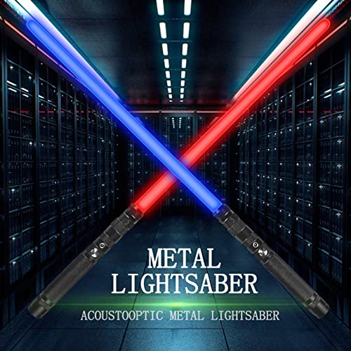 SUNGOOYUE Espada de luz Dueling, sabre de luz de 7 cores, conjunto de espadas claras com som sensíve