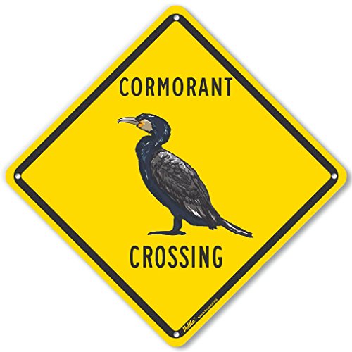 Panneau plastique Cormorant Crossing jaune contre les accidents