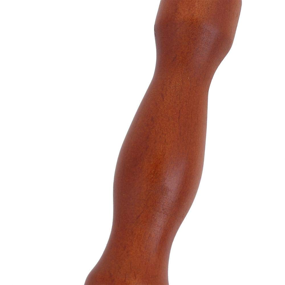 Fdit Scalpello per ghiaccio in acciaio inox, 18 cm, strumento per la rimozione del ghiaccio con manico in legno, professionale, per negozi di tè al latte, accessori per baristi