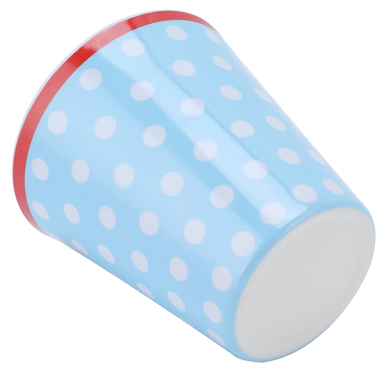 Taza con Patrón de Puntos Azul Claro de Melamina de para Regalo Escolar de Restaurante, Paquete de 12