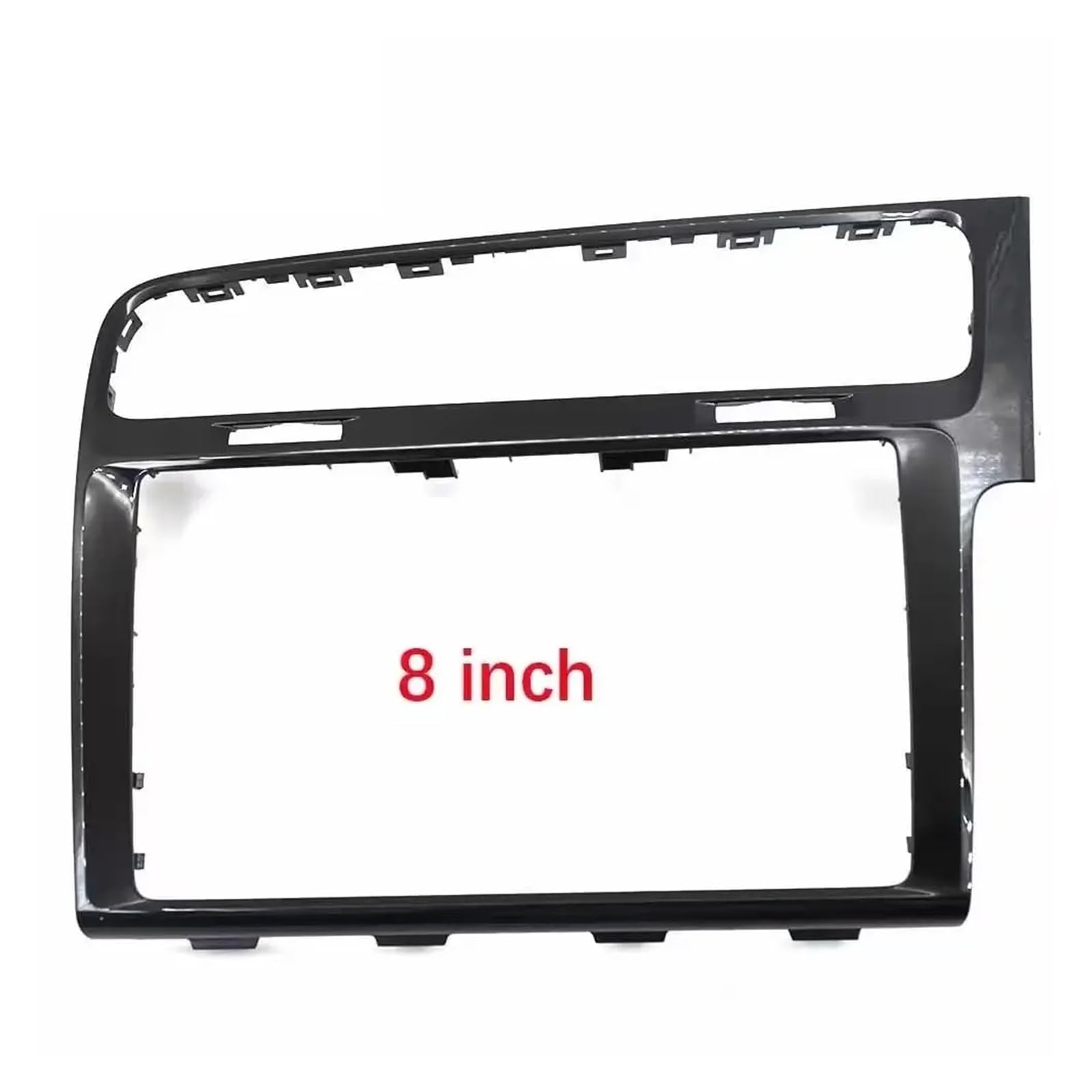 Fascia Marco para VW para Golf MK7 .5 Piano Negro 8 Pulgadas 9,2 Pantalla Bisel Interior Tira Embellecedora Marco Decorativo Radios Coche Juego Panel Radio