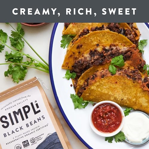 SIMPLi Regenerative Organic Certified Black Beans, 12 OZ (1-Pack) - image 3