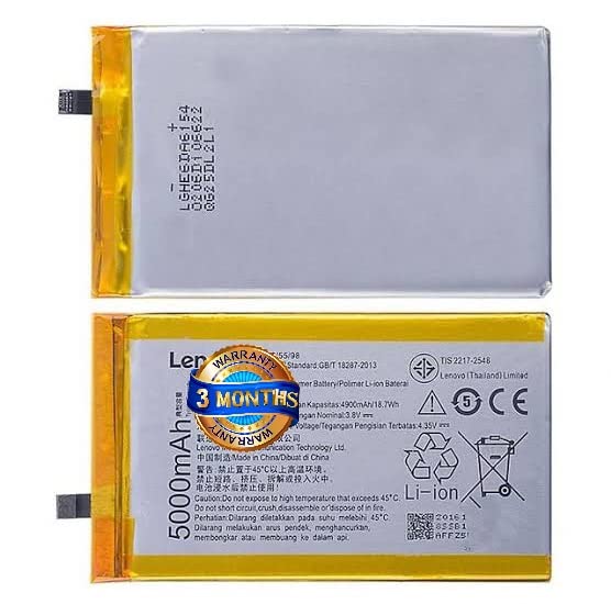 Image of Original BL244 Replacement Part for Lenovo Vibe P1 P1C58, P1A41, P1A42, P1C72 (with 3 Months Warranty by Naru)