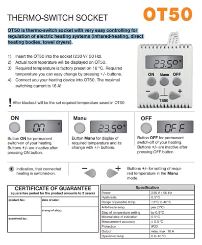 OPRANIC Aluminium Infrarotheizung | 5 Jahre Garantie | Infarotheizkoerper, Infrarot Heizkörper Elektroheizung, Infrarot Heizung Wohnzimmer- Elektroheizung, Heizung Infrarot Wandheizung elektrisch-4