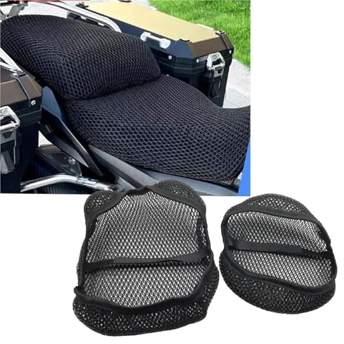 Funda de asiento elástica moto VOGE DS525 protector transpirable negro