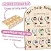 Personalized Wooden Daily Routine Chart with Stars Reward Jar, Visual Schedule, Routine Chart for Toddlers, Morning Bedtime Routine Chart