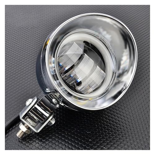 Faro delantero LED para motocicleta Softail Bobber con luz antiniebla ojo de ángel 7