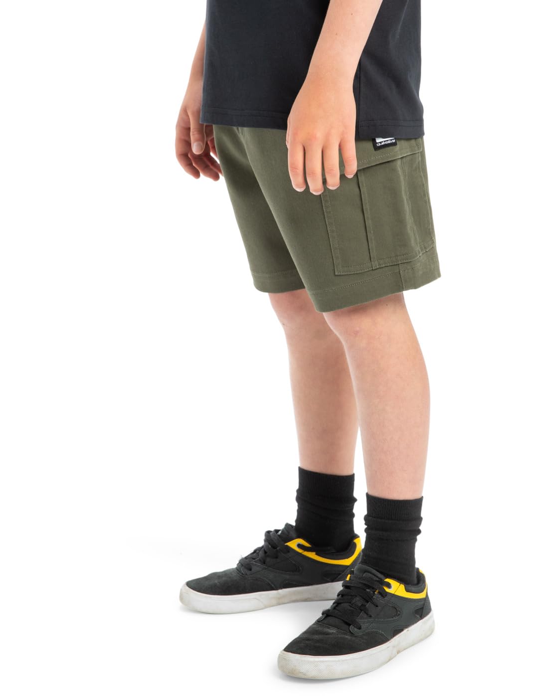 Quiksilver Short Taille élastique Taxer Cargo Youth Marron 12