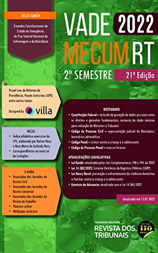 Vade Mecum RT 2022 - 2° Semestre - 21ª Edição