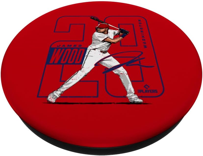 James Wood | Washington MLB Baseball Players | MLBJWO202M PopSockets Adhesive PopGrip