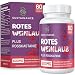 Produktbild Rotes Weinlaub Extrakt 60 vegane, hochdosierte Rotes Weinlaub Kapseln mit Rosskastanie Extrakt (1 Bottle)